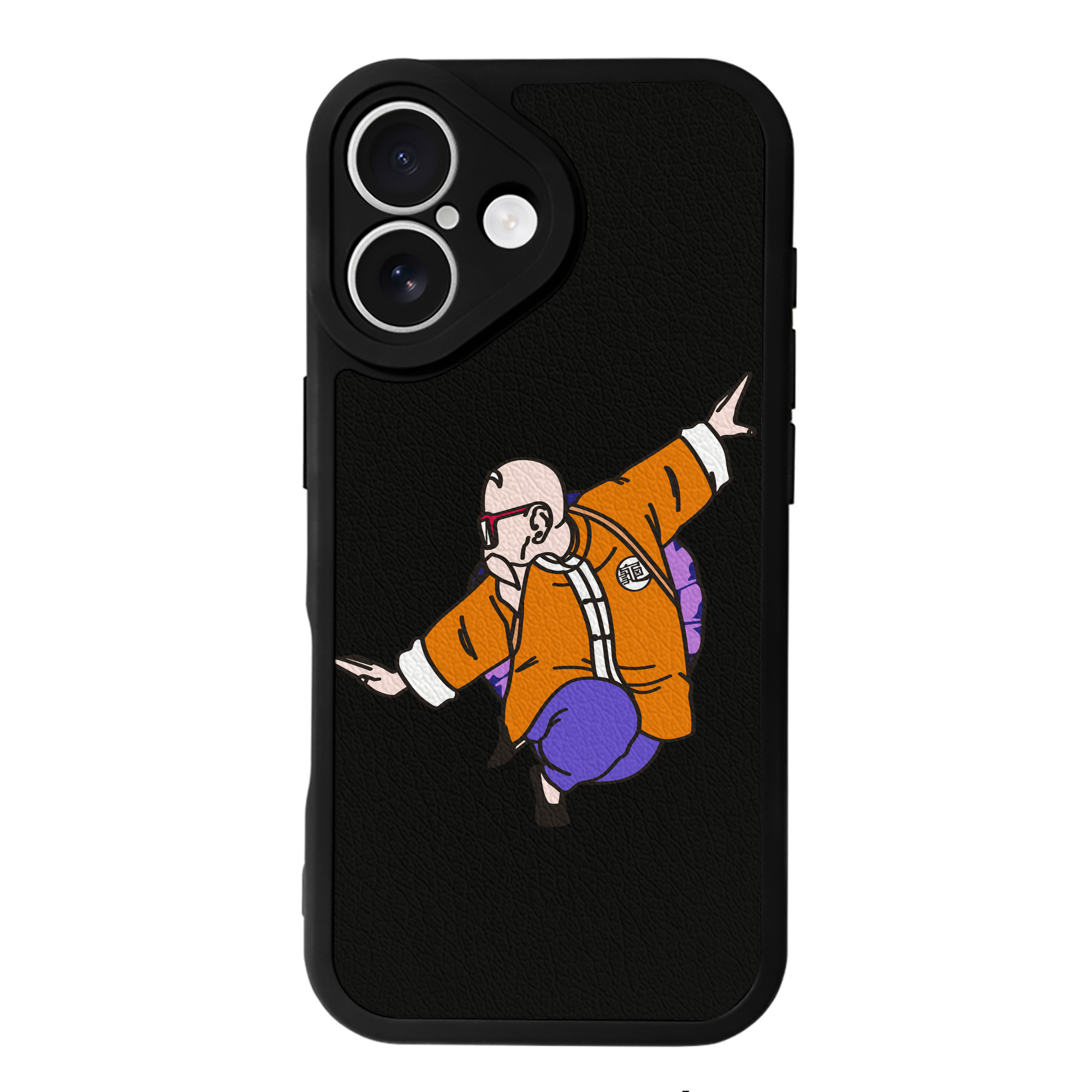 （画像用） ドラゴンボール 亀仙人（かめせんにん） DRAGON BALL Master Roshi Kame Sennin 【iPhone 16シリーズ対応】シリコンスマホケース（レザー調） 材質：シリコン